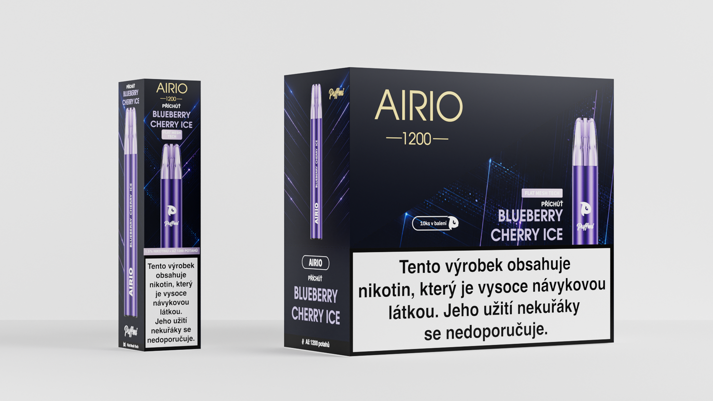 Airio 1200 Blueberry Cherry Ice