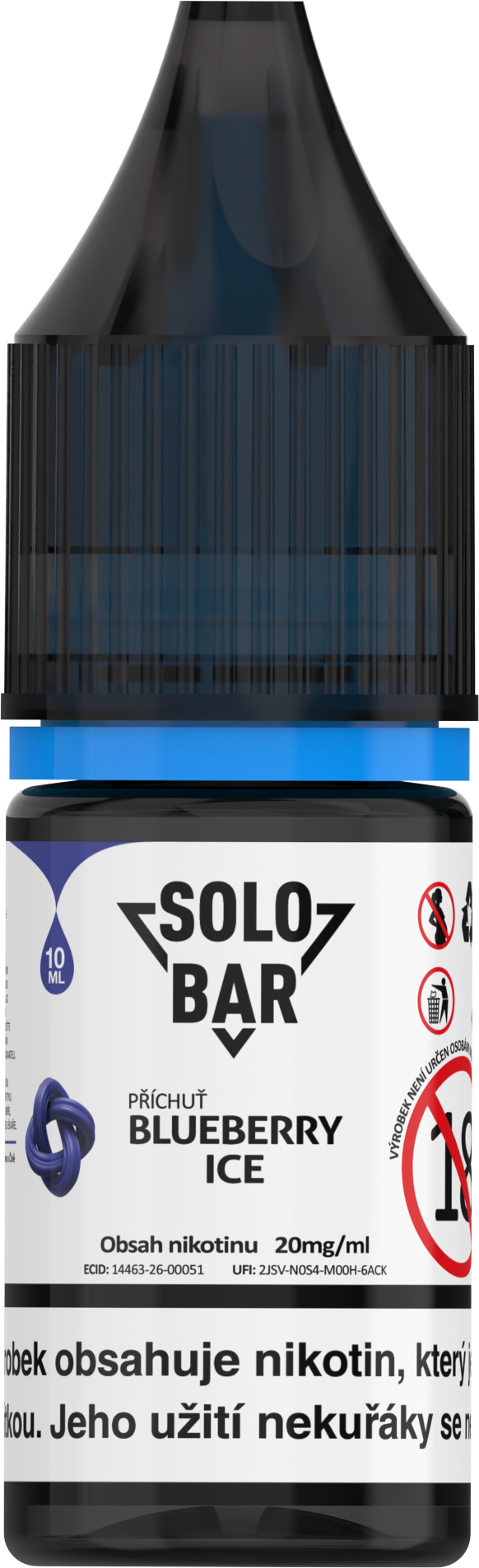 Blueberry Ice SOLOBAR E-liquid