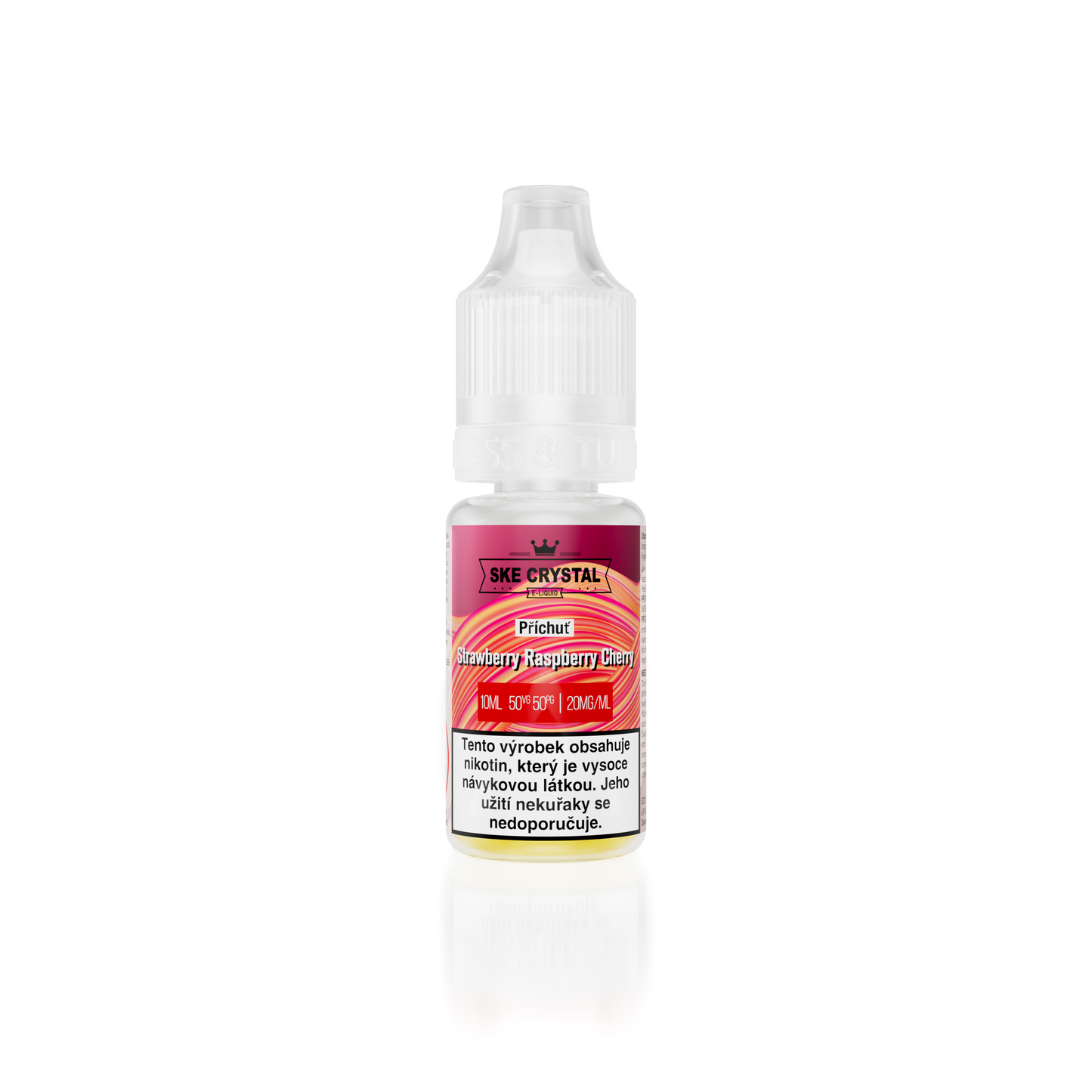 SKE Crystal E-Liquid 10 ml Strawberry Raspberry Cherry