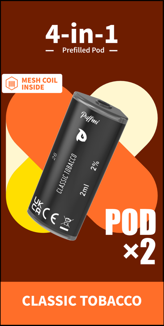 Puffmi 4in1 pods - Classic Tobacco 2x