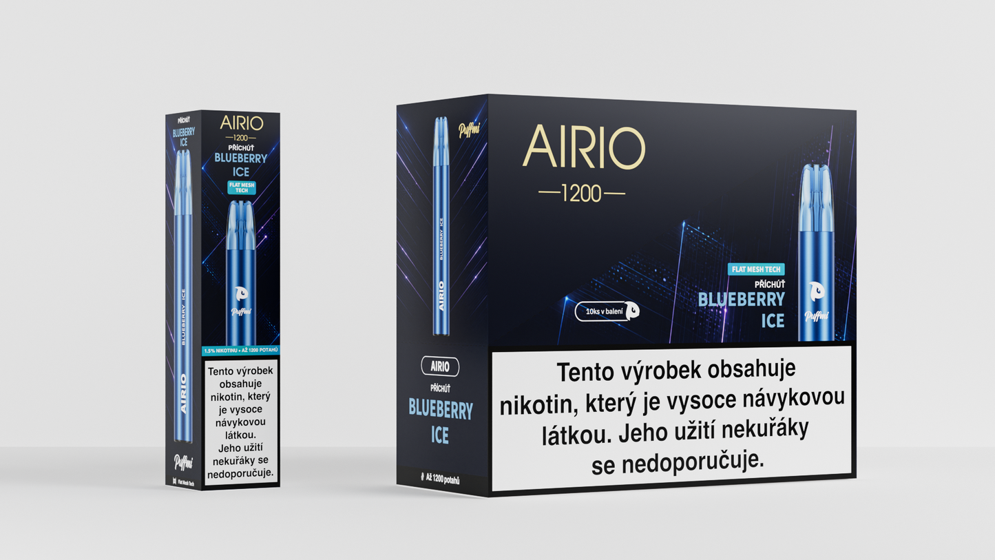 Airio 1200 Blueberry Ice