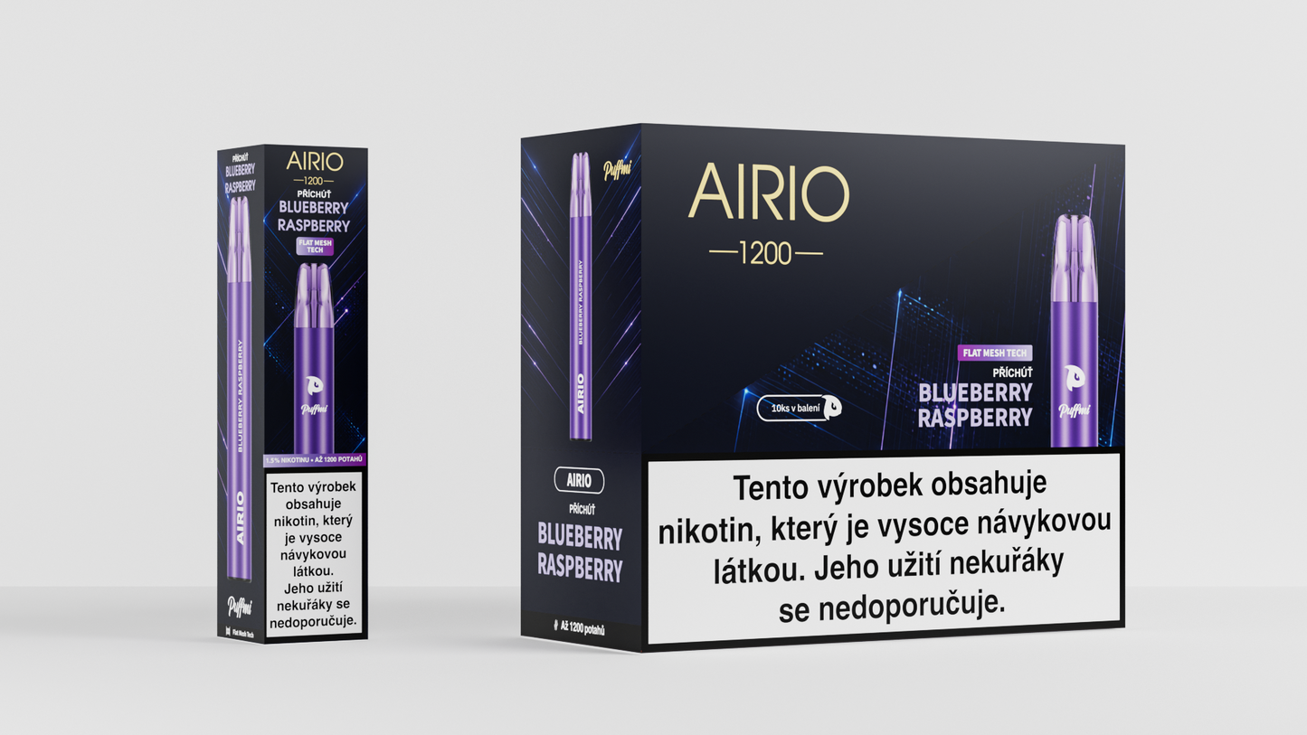 Airio 1200 Blueberry Raspberry