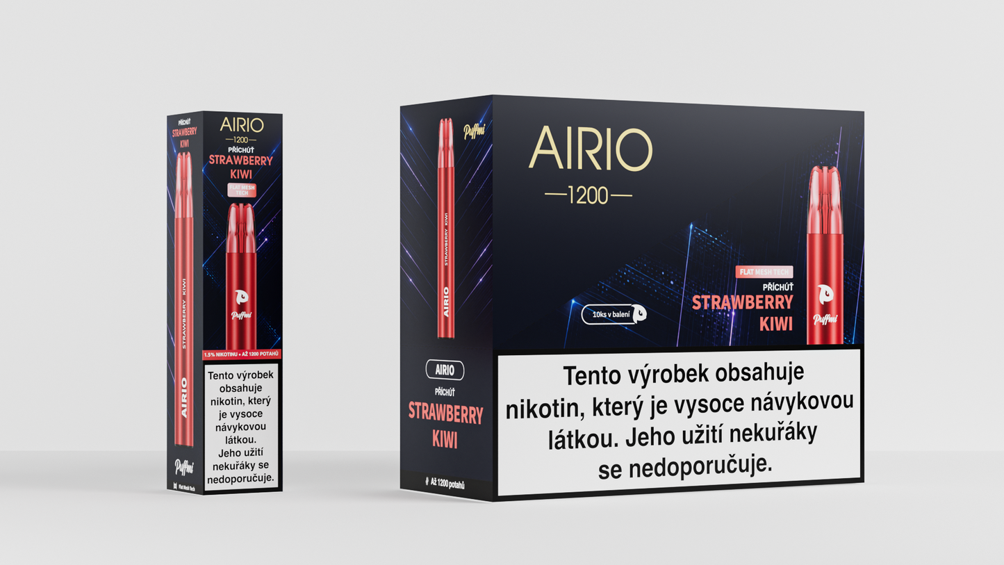 Airio 1200 Strawberry Kiwi