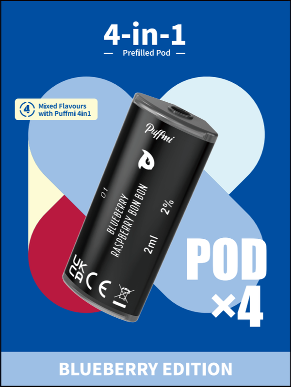 Puffmi 4in1 pods - Blueberry Edition 4x