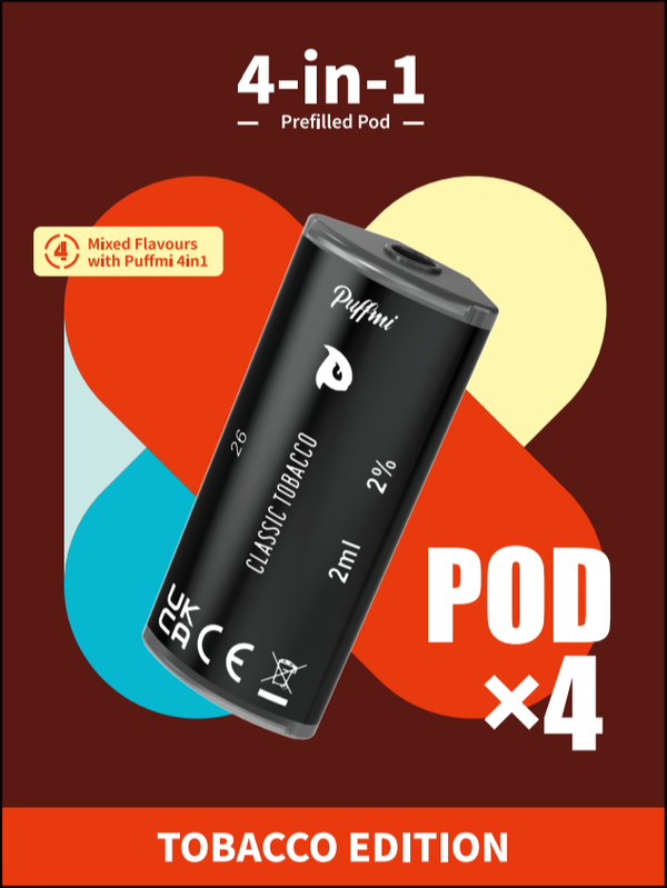 Puffmi 2in1 pods - Tobacco Edition 4x